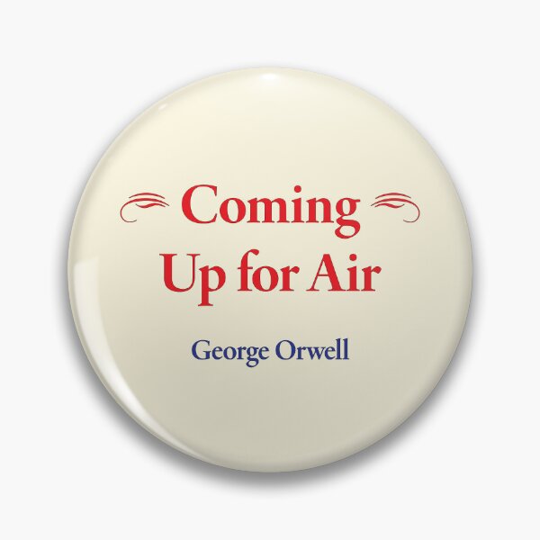 Item preview, George Orwell, Coming Up for Air, Classic Literature designed and sold by CharlottePlaceArt.