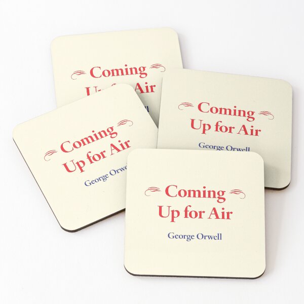 Item preview, George Orwell, Coming Up for Air, Classic Literature designed and sold by CharlottePlaceArt.