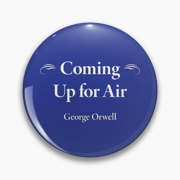 Item preview, George Orwell, Coming Up for Air, Classic Literature designed and sold by CharlottePlaceArt.