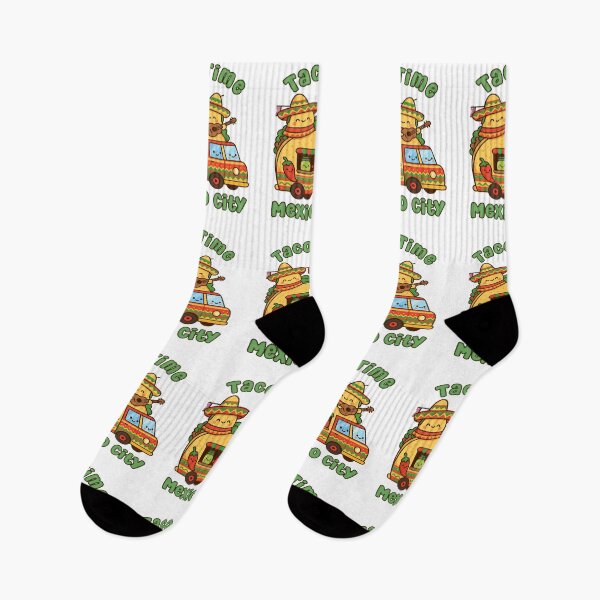 Item preview, Fiesta on Wheels: Mexico City Kawaii Taco Truck designed and sold by Globalcitytees.