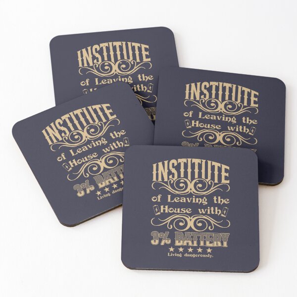 Item preview, Institute of Leaving the House with 3% Battery designed and sold by Milena R..