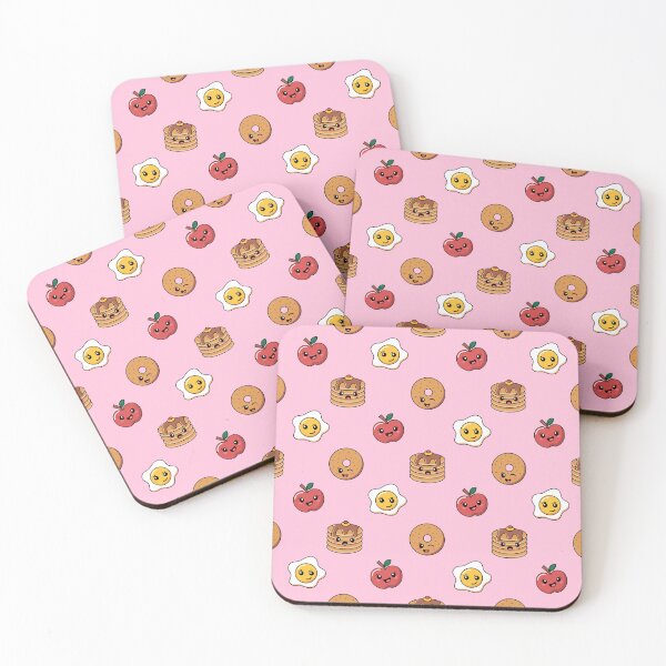 Item preview, Kawaii seamless pattern with cute breakfast food designed and sold by Artchyzh.