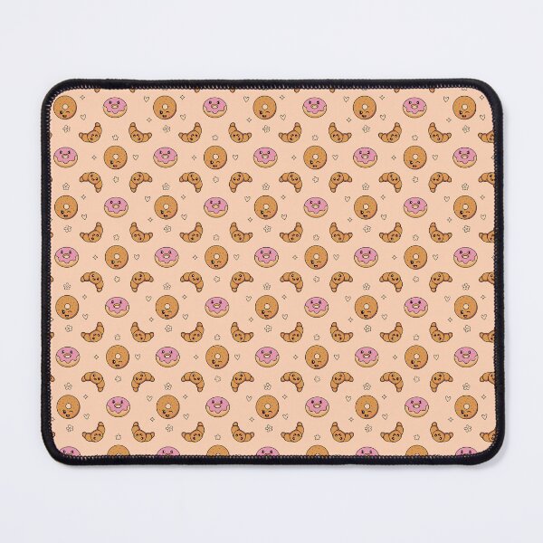Item preview, Kawaii Donut and Croissant Seamless Pattern designed and sold by Artchyzh.
