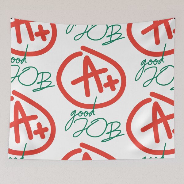 Item preview, Good school grades retro art designed and sold by Luamor.