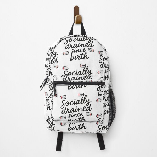 Item preview, Socially Drained Since Birth designed and sold by DesignedbyRoley.