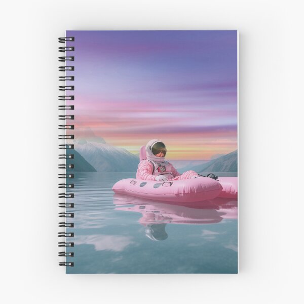 Item preview, pink astronaut in a distant galaxy designed and sold by Mauswohn.
