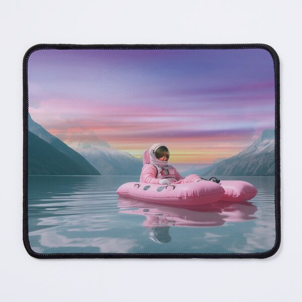 Item preview, pink astronaut in a distant galaxy designed and sold by Mauswohn.