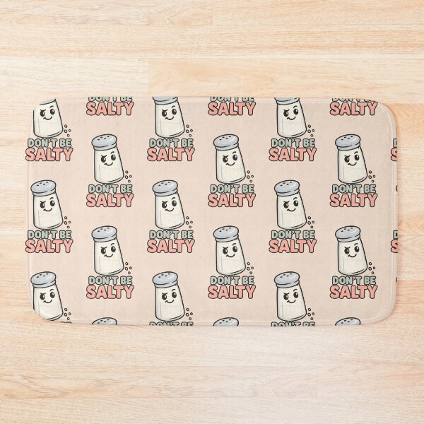 Item preview, Don’t Be Salty – Cute Cartoon Salt Shaker with Attitude designed and sold by Bramble99.