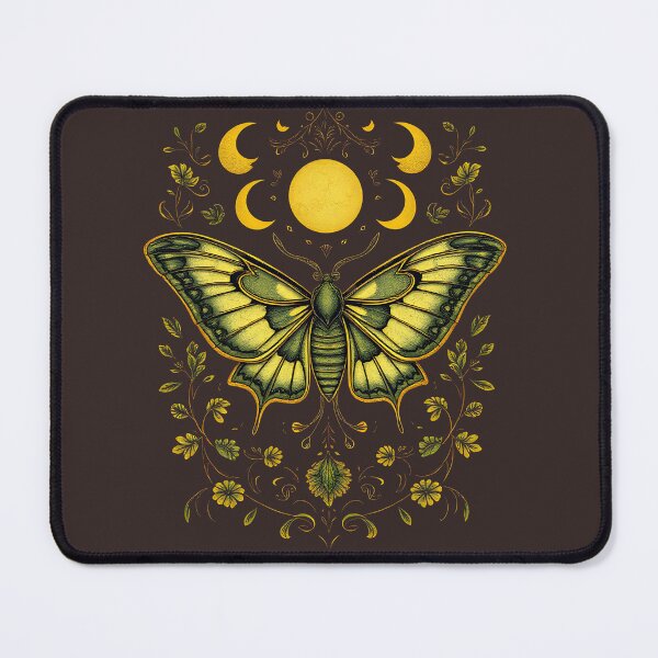 Item preview, Luna Moth – Mystic Folklore Emblem designed and sold by Zenthosprint.