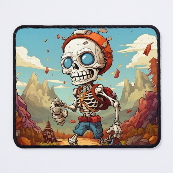 Item preview, A COLORFUL COMIC-STYLE SKELETON designed and sold by infinitearte.