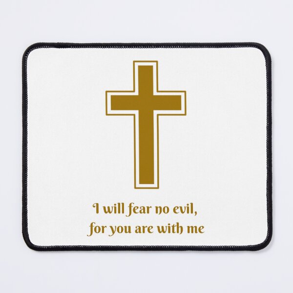 Item preview, Psalm 23:4 white designed and sold by Cross Threads.