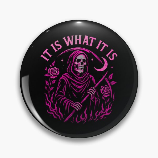 Item preview, Bold Gothic Skull Art - “It Is What It Is designed and sold by Mewra.