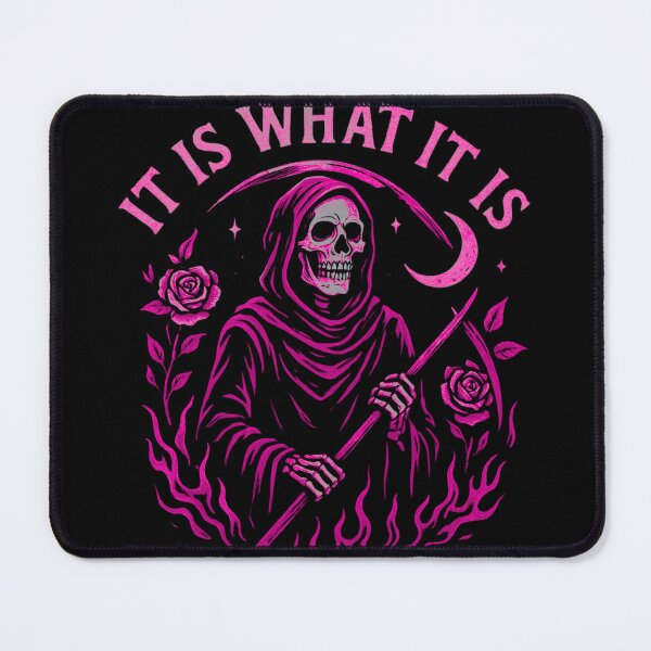 Item preview, Bold Gothic Skull Art - “It Is What It Is designed and sold by Mewra.