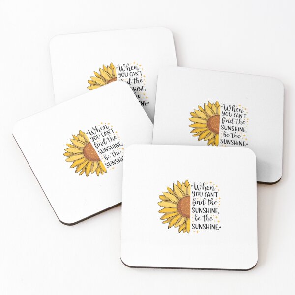 Item preview, When You Can't Find the Sunshine. Be the Sunshine Sunflower Quote Design designed and sold by Aknarin Thika.