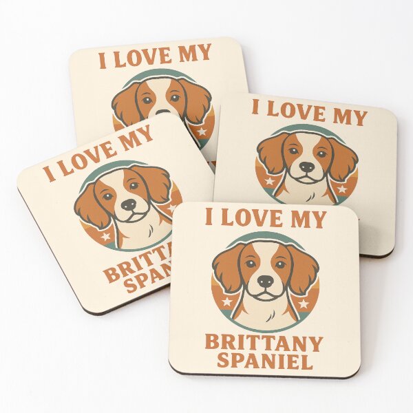Item preview, Brittany Spaniel designed and sold by TheWonkyEaselCo.