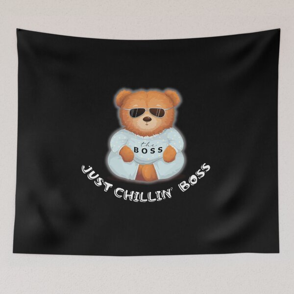Item preview, Cool Boss Teddy – Just Chillin’ Bear Vibes designed and sold by MomentumbyOla.