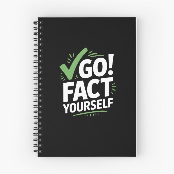 Item preview, Go Fact Yourself – Sarcastic Funny Quote Typography Design designed and sold by MissRasheedHam.