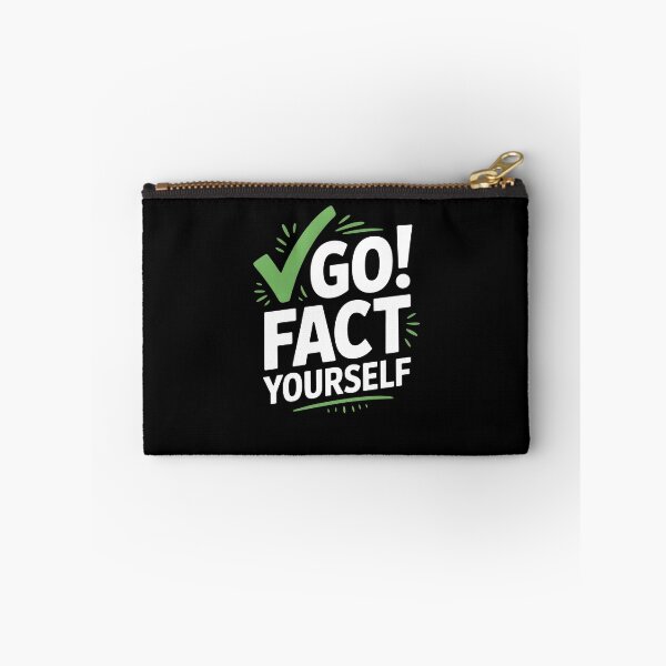 Item preview, Go Fact Yourself – Sarcastic Funny Quote Typography Design designed and sold by MissRasheedHam.