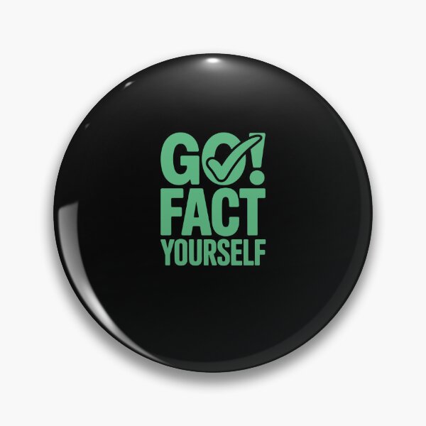 Item preview, Go Fact Yourself – Sarcastic Funny Quote Typography Design designed and sold by MissRasheedHam.
