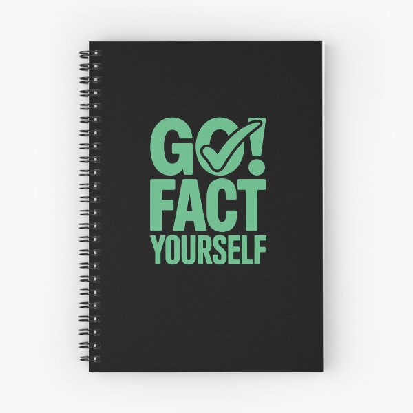 Item preview, Go Fact Yourself – Sarcastic Funny Quote Typography Design designed and sold by MissRasheedHam.