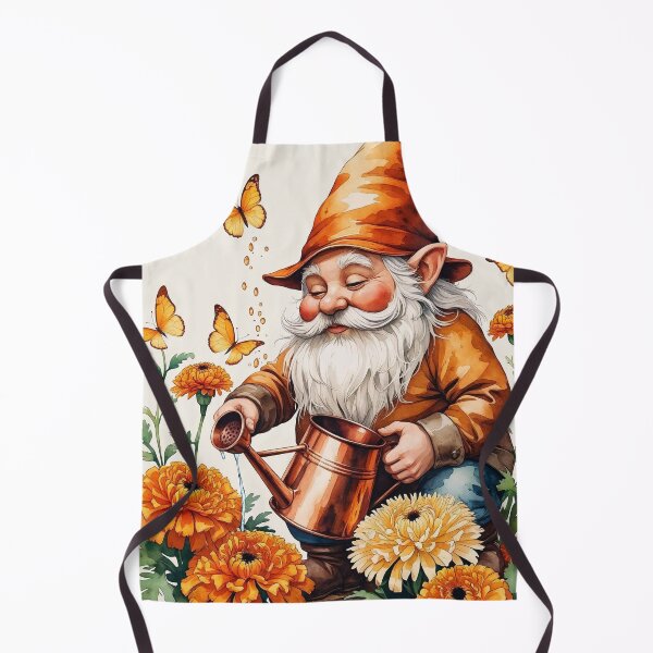 Item preview, Autumn Bloom Waterer – Cozy Cottagecore Gnome & Butterflies designed and sold by Deezyned.