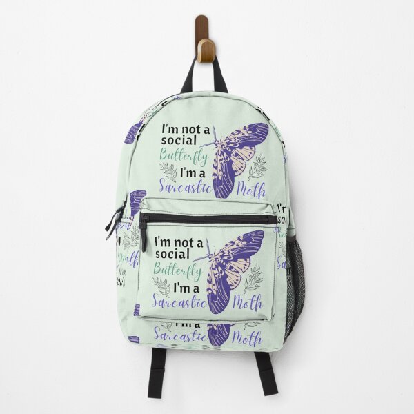 Item preview, Not a social butterfly | I am a sarcastic moth designed and sold by FocusChillax.