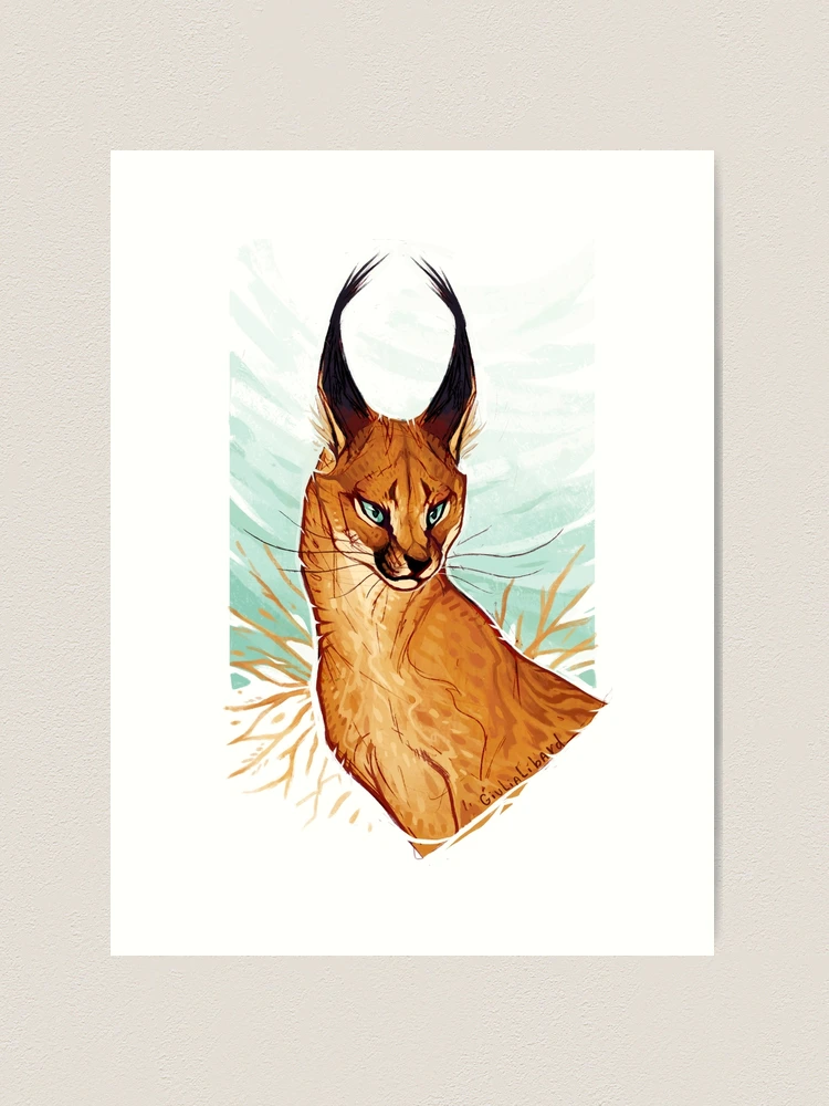 信州まなぶ ポスター Caracal Artwork Caracal Art Prints, Posters & Puzzles