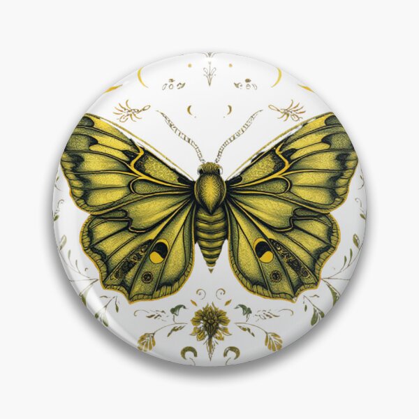 Item preview, Luna Moth – Mystic Folklore Emblem designed and sold by Zenthosprint.