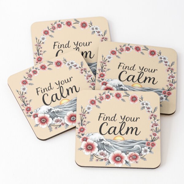 Item preview, Peaceful Mindset with Nature Motifs designed and sold by Iuqiune.