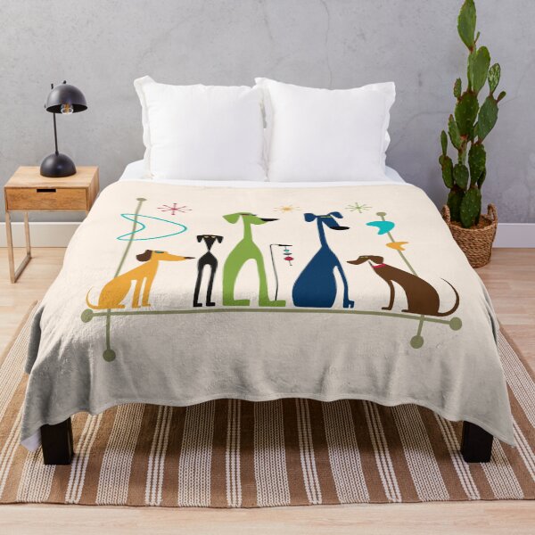 Item preview, Retro Mid-Century Modern Dogs 50s 60s Style designed and sold by gogo-jr.