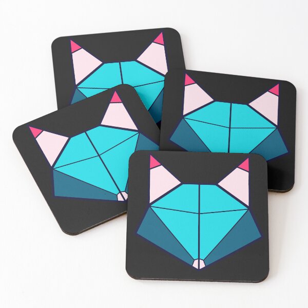 Item preview, Geometric fox Vulpes Machina digital spirit manga designed and sold by Prism-Rebirth.