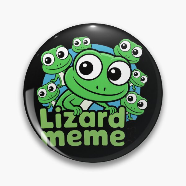 Item preview, lizard meme designed and sold by YounexxART.