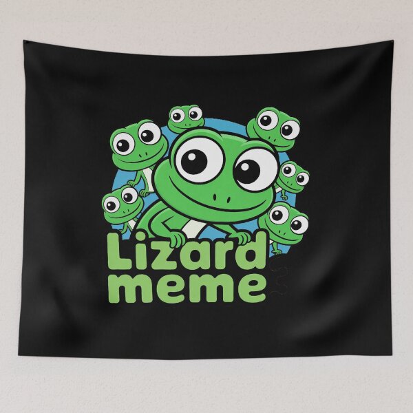 Item preview, lizard meme designed and sold by YounexxART.