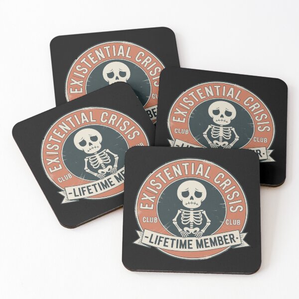 Item preview, Funny Retro Skeleton Design Funny Sad Humor designed and sold by AmabelleAtelier.