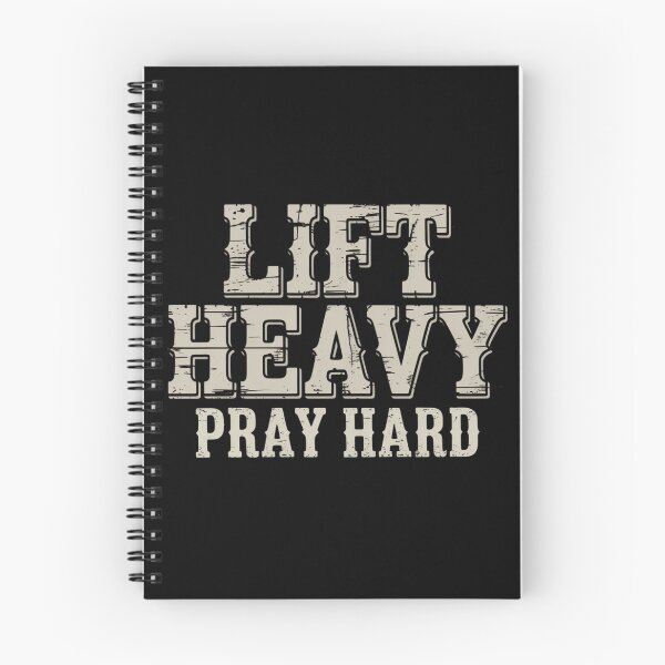 Item preview, Lift Heavy Pray Hard Great Gift for Gym Lovers  designed and sold by NightWisdom.