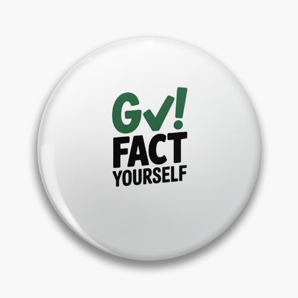 Item preview, Go Fact Yourself – Sarcastic Funny Quote Typography Design designed and sold by MissRasheedHam.