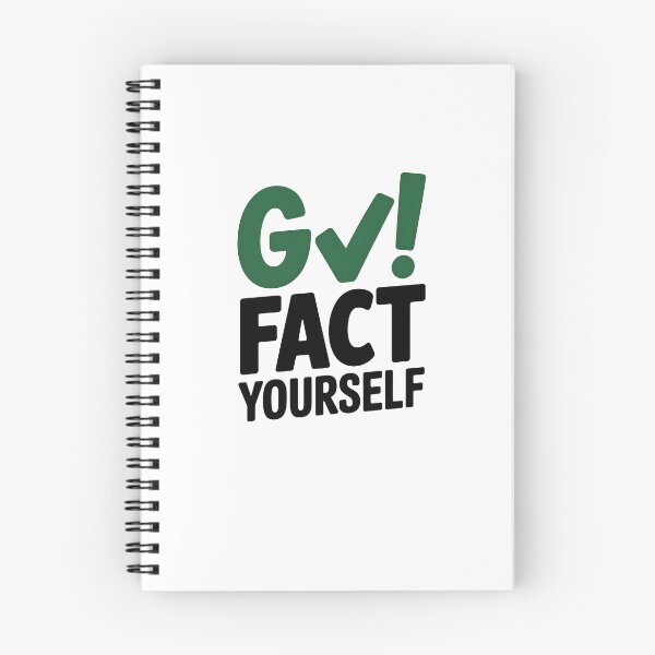 Item preview, Go Fact Yourself – Sarcastic Funny Quote Typography Design designed and sold by MissRasheedHam.