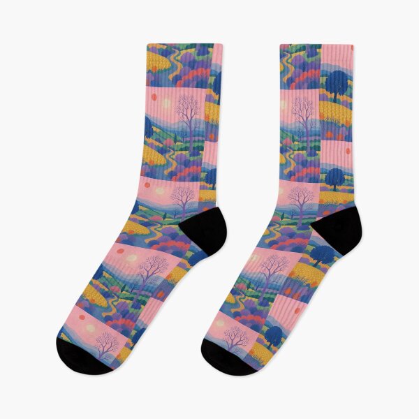 Item preview, Vibrant Hillside River Dream designed and sold by zzz888.