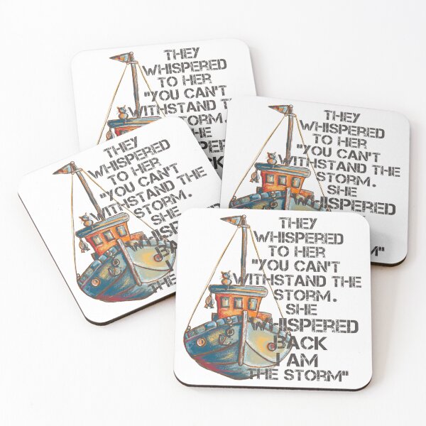 Item preview, They whispered to her ”you can’t withstand the storm. She whispered back I am the storm  designed and sold by DebbieJoyArt.