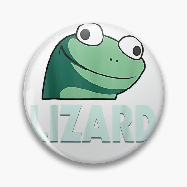 Item preview, Cute Cartoon Green Lizard Face with Text “Lizard” designed and sold by yinongsqa.