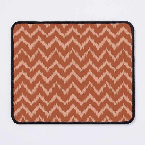 Item preview, Ikat handwoven heritage warm rustic clay layered motifs designed and sold by zephstudoartist.
