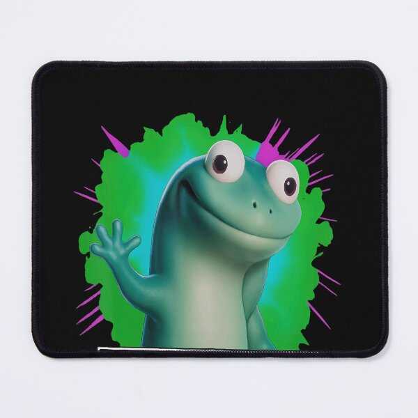 Item preview, Funny 3D Cartoon Green Lizard with Text “Lizard Lizard Lizard” designed and sold by JohnsonElvie.