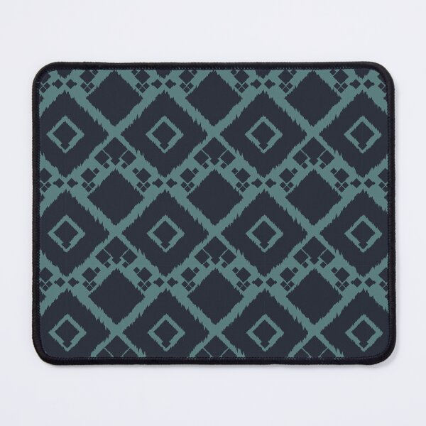 Item preview, Ikat handwoven diamond deep indigo earth luxe seamless pattern	 designed and sold by zephstudoartist.