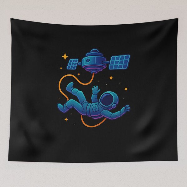 Item preview, Zero-Gravity Bungee Jump from a Floating Satellite designed and sold by HEERMANArt.