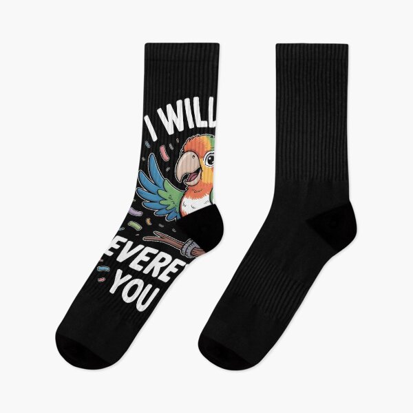 Item preview, I Will Poop On Everything You Love – Funny Parrot Bird Humor Design designed and sold by MissRasheedHam.