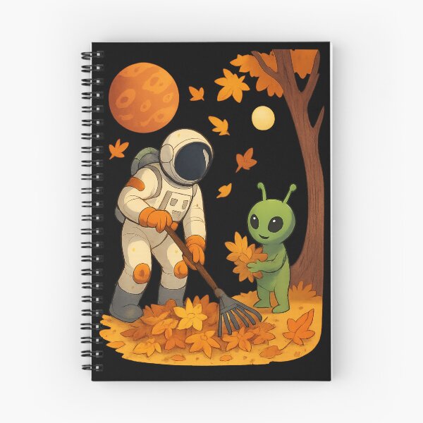 Item preview, Autumn Leaf Gathering on a Distant World designed and sold by HEERMANArt.