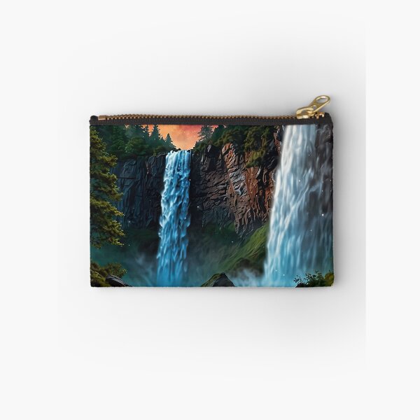 Item preview, Double waterfall under the Milky Way designed and sold by PixelParadies.