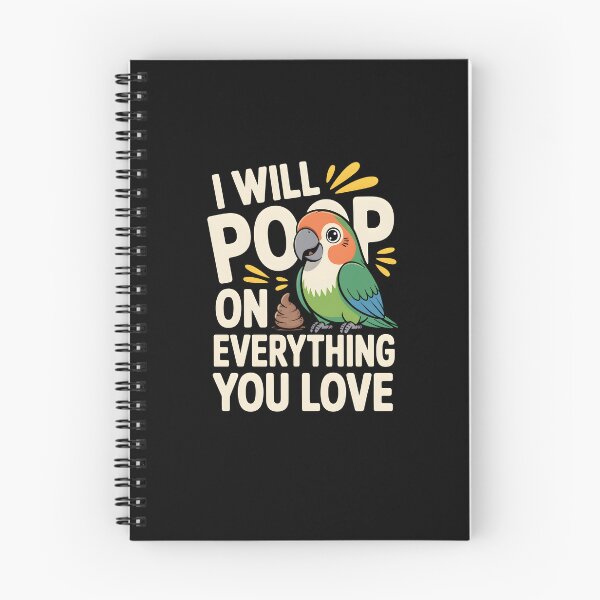 Item preview,  I Will Poop On Everything You Love – Funny Parrot Bird Humor Design designed and sold by MissRasheedHam.