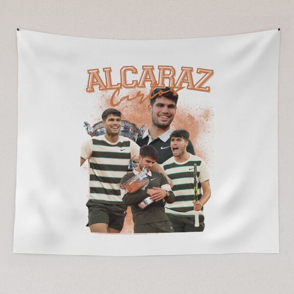 Item preview, Carlos Alcaraz, vintage designed and sold by screenprints.