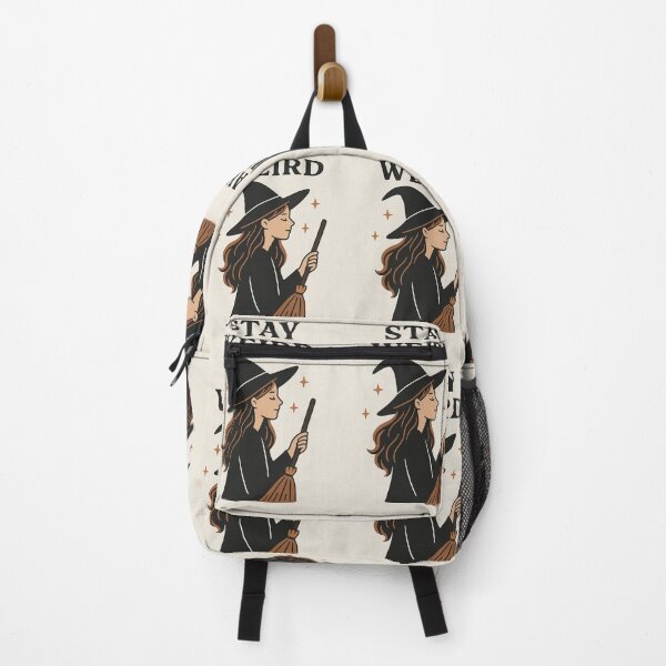 Item preview, Stay Weird – Minimalist Witch Illustration designed and sold by MarylinMonroeMi.